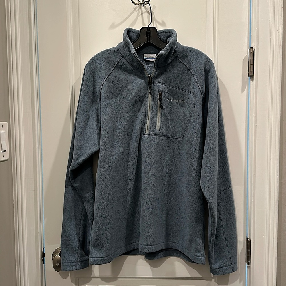 Columbia Men’s Quarter Zip Fleece Pullover Size M